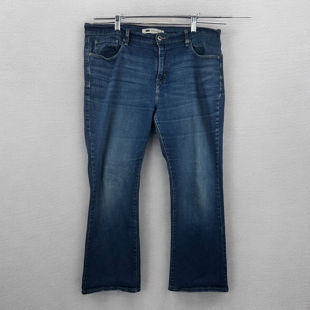 Levis 515 Boot‎ Cut Jeans Mid Rise Denim Jeans Sz 14 Stretch Western 90s